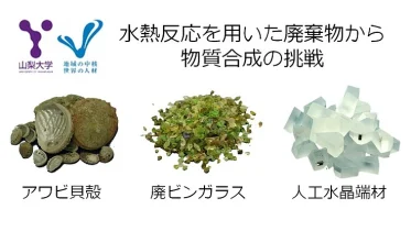 山梨大学の挑戦！山梨特有の廃棄物のリサイクルプロジェクト